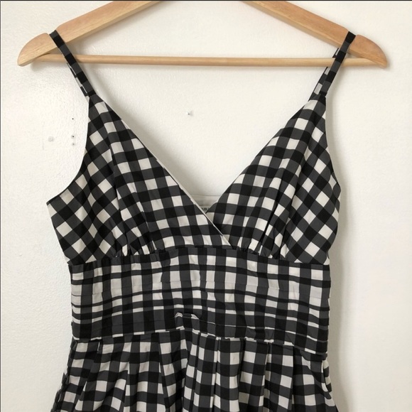 Black & White Checked Sleeveless Dress BP - Picture 2 of 6